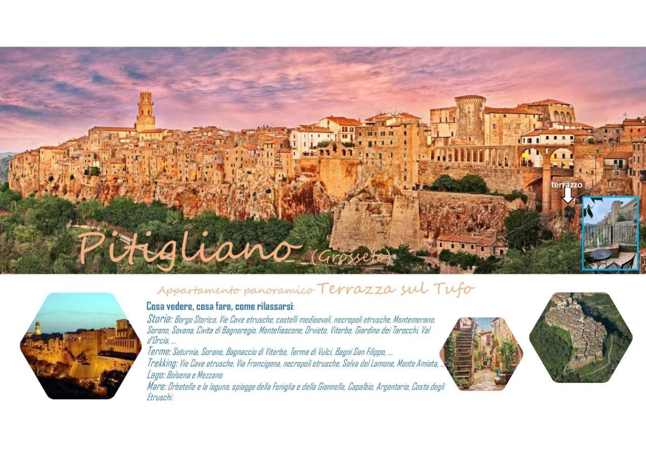 Terrazza Sul Tufo Villa Pitigliano Exterior photo